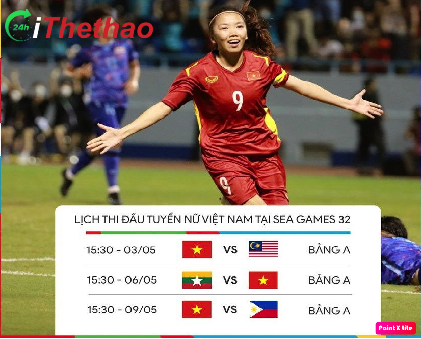 Lịch thi đấu bóng đá nữ sea games 32 Việt Nam